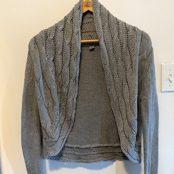 Grey know cardigan shrug - Picture 1 of 4